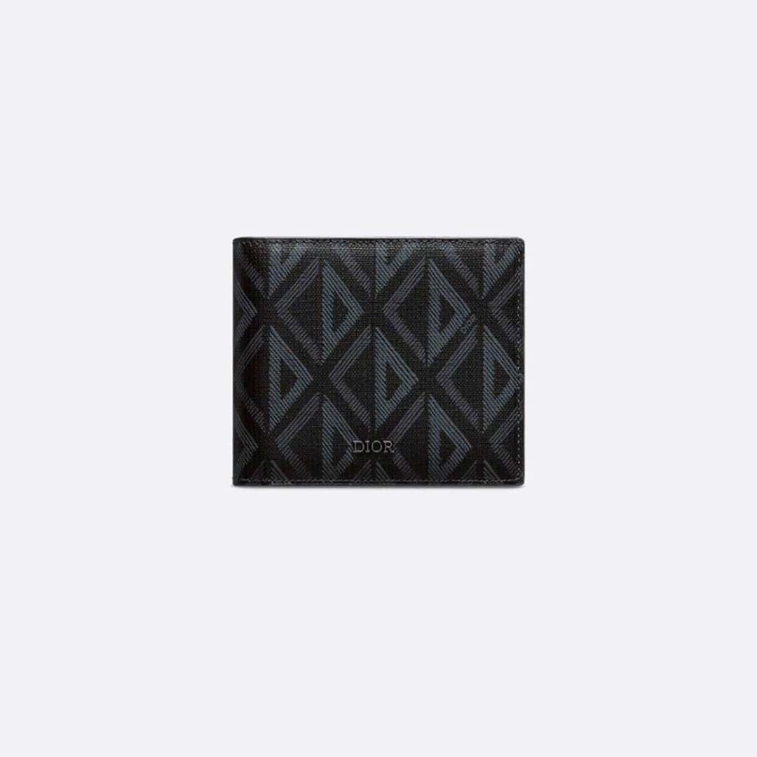 DR Monogram Premium Leather Finish Bi-Fold Wallet - Image 6