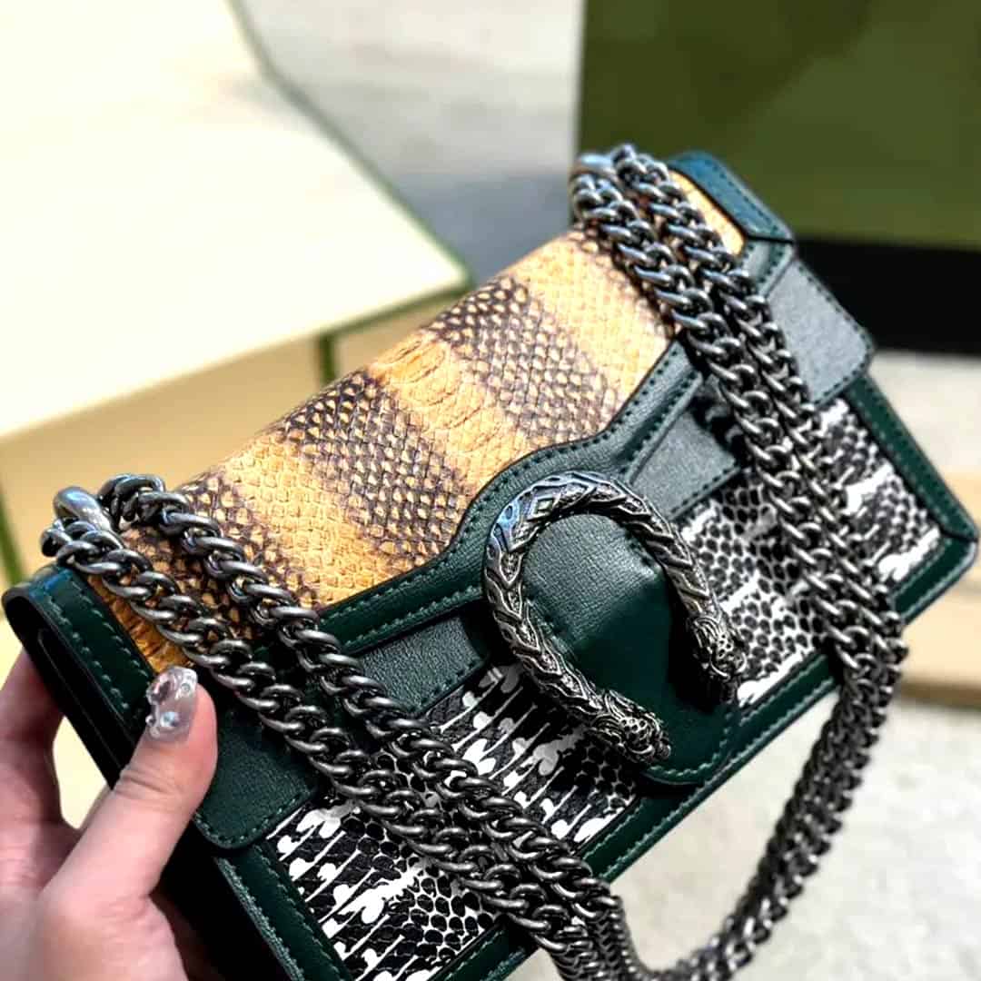 Alternative view of GC Classic Dionysus Python Sling Bag