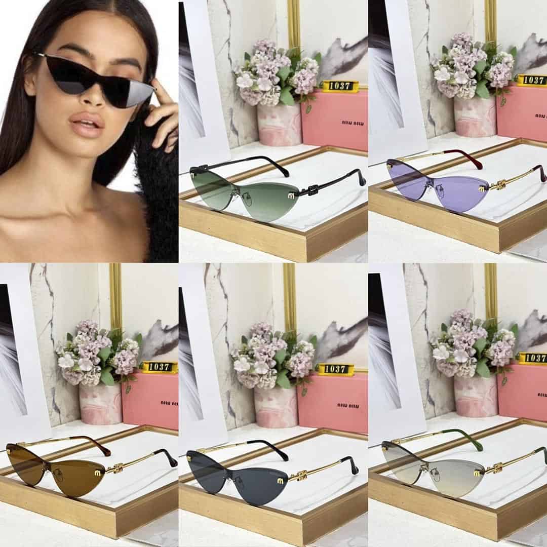MIU MIU Premium Luxury Women 1037 Aviators