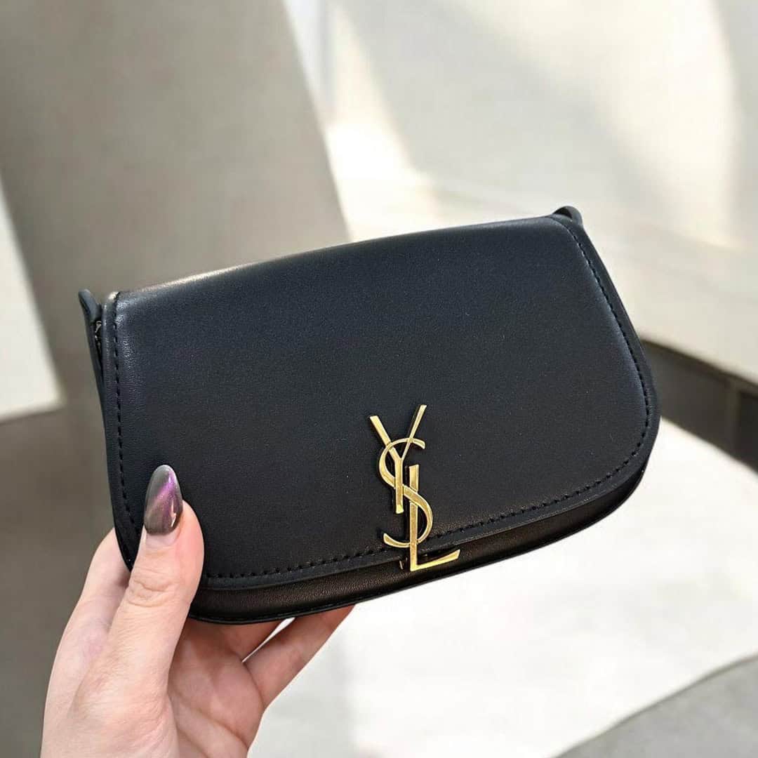 Noir Luxe Crescent bag
