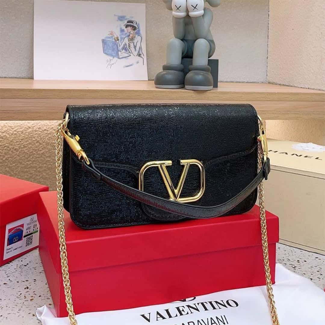 Velvet Noir Sling Bag